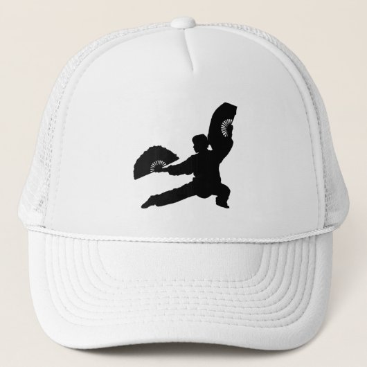 Tai Chi Fan Hat Truckerkappe (Vorderseite)