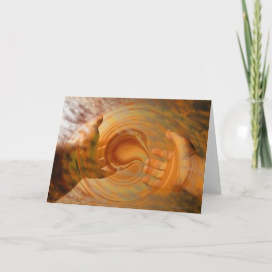 Tai-Chi Feiertagskarte (Vorderseite)