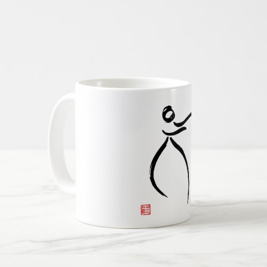 Tai Chi Flow Kaffeetasse (Vorderseite Links)