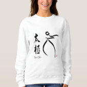 Tai Chi Flow mit Kanji Sweatshirt (Vorderseite)