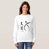 Tai Chi Flow mit Kanji Sweatshirt (Vorne ganz)