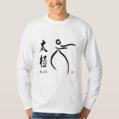 Tai Chi Flow mit Kanji T-Shirt (Vorderseite)