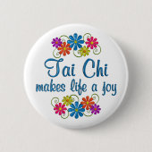 Tai-Chi-Freude Button (Vorderseite)