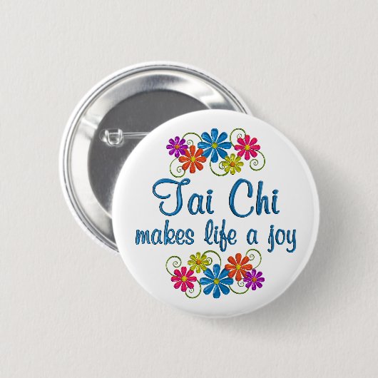 Tai-Chi-Freude Button (Vorne & Hinten)