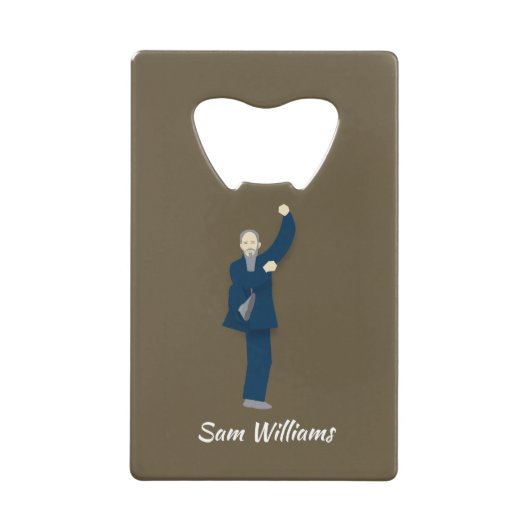 Tai Chi Geldbeutel Flaschenöffner (Vorderseite)