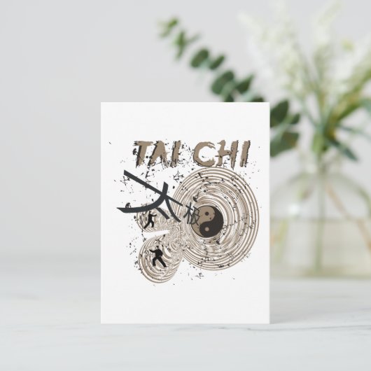 Tai Chi Gift Postkarte (Stehend Vorderseite)