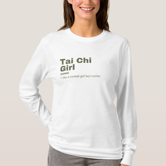 Tai Chi Girl - Tai Chi T-Shirt (Vorderseite)