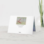 Tai-Chi-Gruß-Karte Karte (Rückseite)