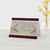 Tai-Chi-Gruß-Karte Karte (Gelbe Blume)