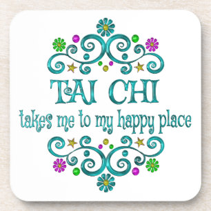 Tai Chi Happy Place Getränkeuntersetzer