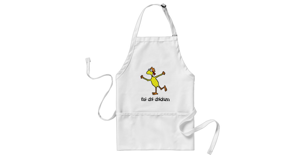 Tai Chi Huhn Schurze Zazzle De