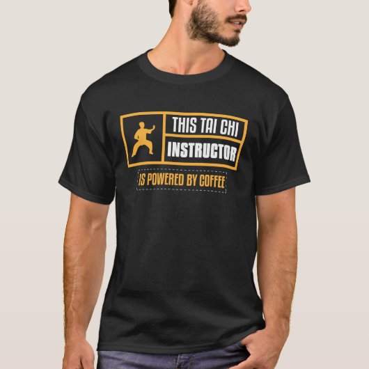 Tai Chi Instructor Yin Yang Meditative T-Shirt (Vorderseite)