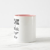 Tai Chi Instructor Zweifarbige Tasse (Mittel)