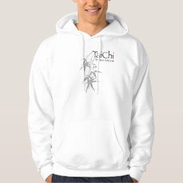 Tai-Chi "ist Ihre Aktion" heller Bambushoodie Hoodie