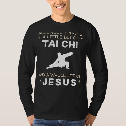 Tai Chi & Jesus Funny Tee - Hilarious Martial Arts (Vorderseite)
