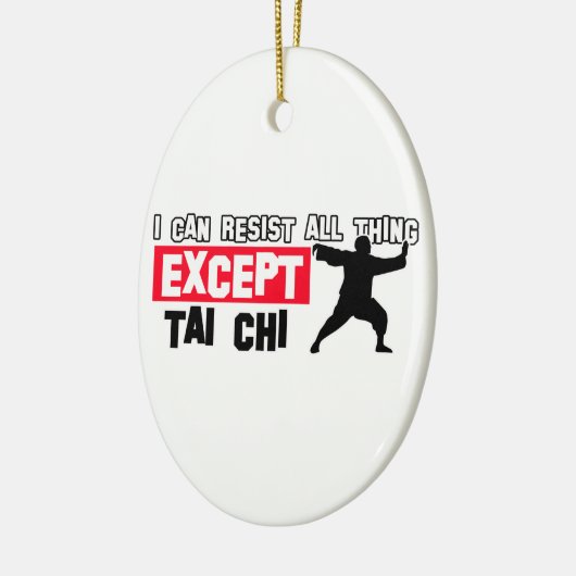 Tai chi Kampfdesign Keramikornament (Links)