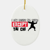 Tai chi Kampfdesign Keramikornament (Vorne)