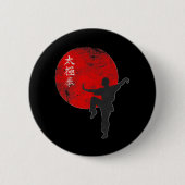Tai chi Kampfkunst spirituell Button (Vorderseite)