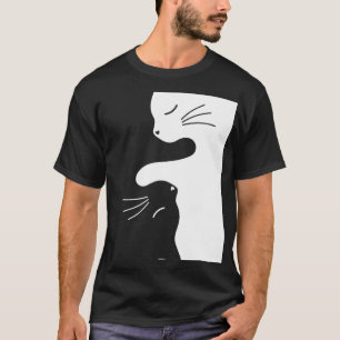 Tai Chi Katze Zen Meister Kitty Balance T-Shirt