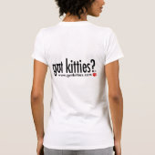 Tai-Chi-Katzen Knospe u. Tony-T - Shirt (Rückseite)