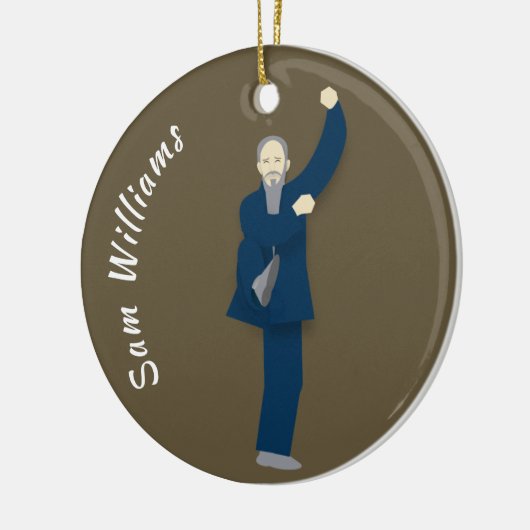 Tai Chi Keramik Ornament (Links)