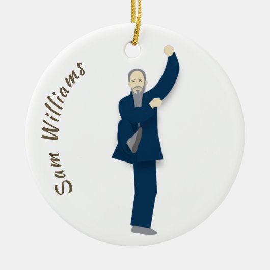 Tai Chi Keramik Ornament (Vorne)