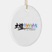 Tai Chi kung fu(功 夫) Keramik Ornament (Rechts)