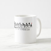 Tai Chi kung fu(功 夫) Tasse Kaffee (VorderseiteRechts)