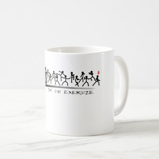 Tai Chi kung fu(功 夫) Tasse Kaffee (VorderseiteRechts)