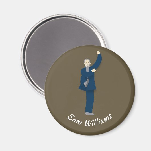 Tai Chi Magnet (Vorderseite/Rückseite)