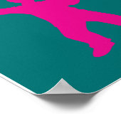 Tai Chi Pop Art Poster (Ecke)