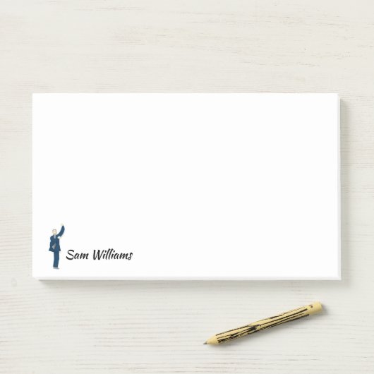 Tai Chi Post-it Klebezettel (Auf Schreibtisch)