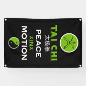Tai Chi Praktiker Geschenk Banner (Horizontal)