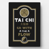Tai Chi Praktiker Geschenk Fotoplatte (Vorderseite)