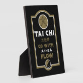 Tai Chi Praktiker Geschenk Fotoplatte (Seite)