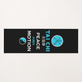 Tai Chi Praktiker Geschenk Yogamatte (Vorderseite (Horizontal))