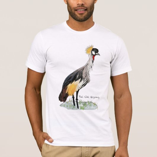 Tai Chi Qigong Crane T-Shirt (Vorderseite)