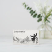 Tai Chi & Qigong Instructor Visitenkarte (Stehend Vorderseite)