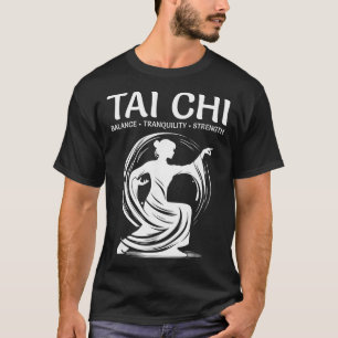 Tai Chi Qigong Kranich Kampfsport Yoga Meditation T-Shirt