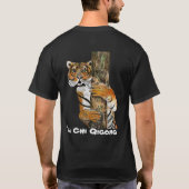 Tai Chi Qigong Large Tiger Face T-Shirt (Rückseite)