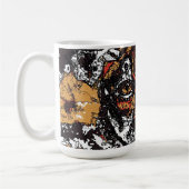 Tai Chi Qigong Tiger Iconic Insight Painting Desig Kaffeetasse (Links)