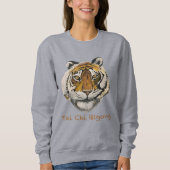 Tai Chi Qigong Tiger Women's Sweatshirt (Vorderseite)