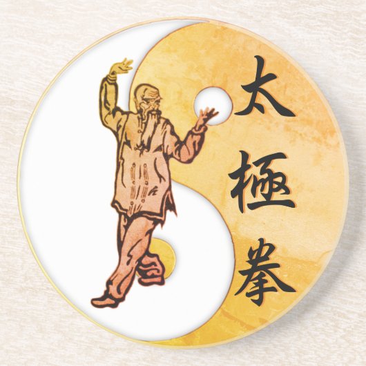 Tai Chi Sandstone Untersetzer (Vorne)