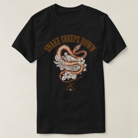 Tai Chi Snake Creeps Down T-Shirt (Design vorne)