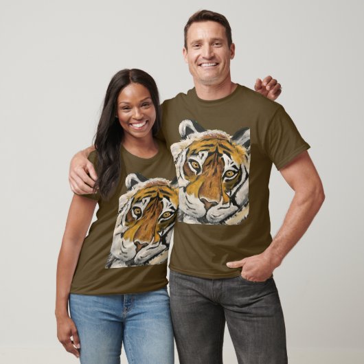 Tai Chi Tiger Face T-Shirt (Unisex)