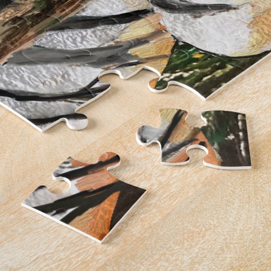 Tai Chi Tiger Illustration Puzzle (Seite)