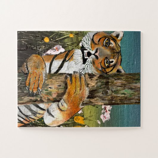 Tai Chi Tiger Illustration Puzzle (Horizontal)