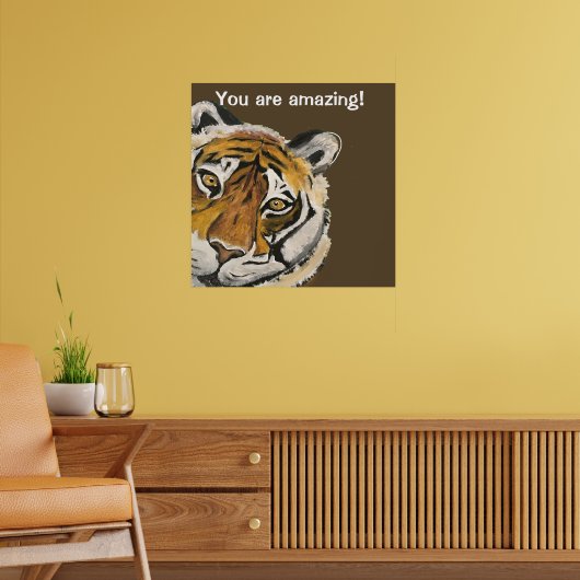 Tai Chi Tiger Phantastische Gesichtsvorlage Poster (Wohnzimmer 2)