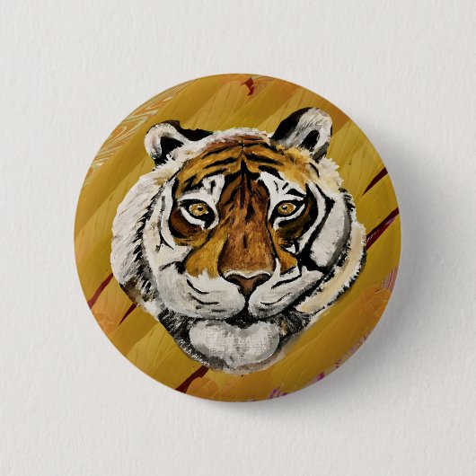 Tai Chi Tiger Symbolic Button (Vorderseite)