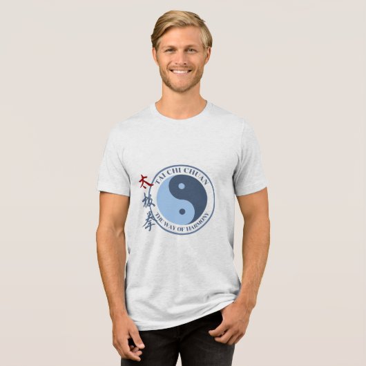 Tai Chi Tri-Blend Shirt (Vorderseite voll)